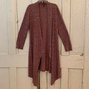 Edista long ribbed cardigan Size Medium